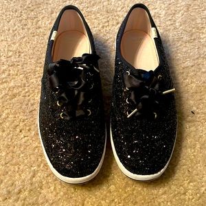 Black glitter Kate Spade Keds!